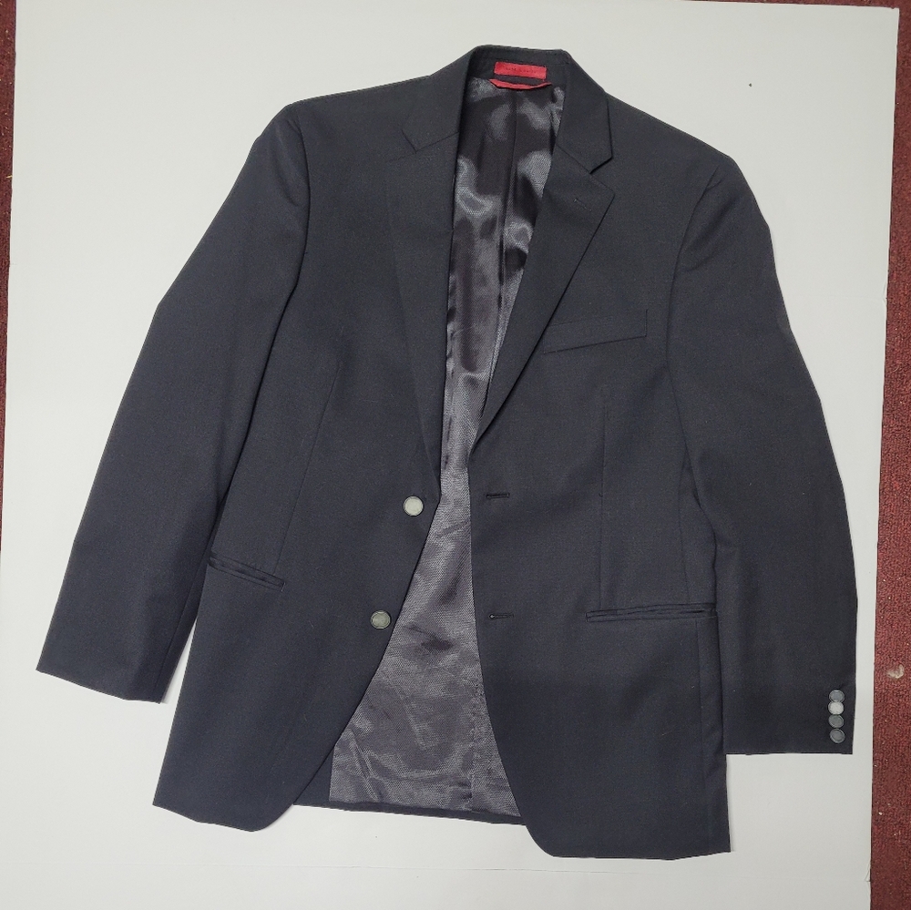 Alfani slim fit suit jacket, wool blend, black, 38R